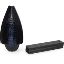 10" Flexi-Hex™ Honeycomb Packing Paper Sleeves, M, Black